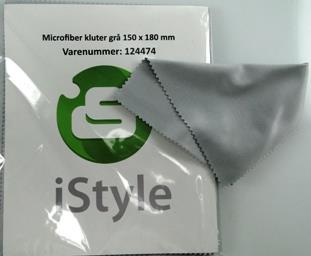 124474  K12-250 Microfiber kluter grå 150 x 180 mm (10) 